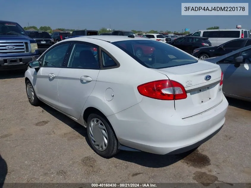 3FADP4AJ4DM220178 2013 Ford Fiesta S