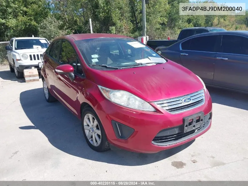 3FADP4BJ9DM200040 2013 Ford Fiesta Se