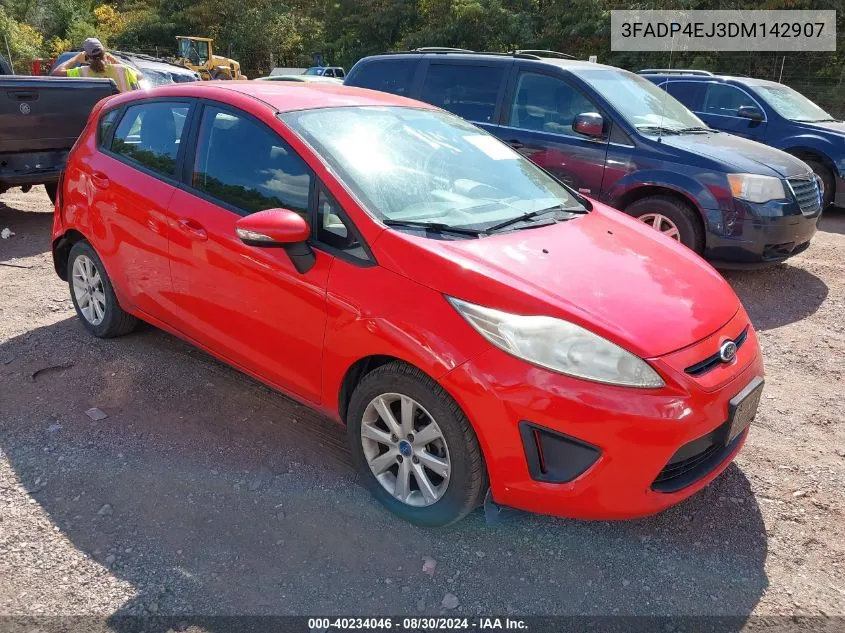 2013 Ford Fiesta Se VIN: 3FADP4EJ3DM142907 Lot: 40234046