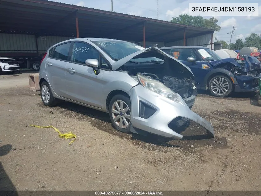 2013 Ford Fiesta Se VIN: 3FADP4EJ4DM158193 Lot: 40275677