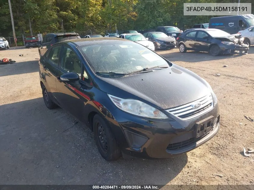 2013 Ford Fiesta Se VIN: 3FADP4BJ5DM158191 Lot: 40284471