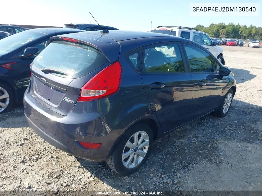 2013 Ford Fiesta Se VIN: 3FADP4EJ2DM130540 Lot: 40296090