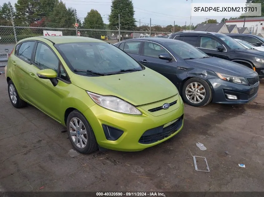 2013 Ford Fiesta Se VIN: 3FADP4EJXDM213701 Lot: 40320590