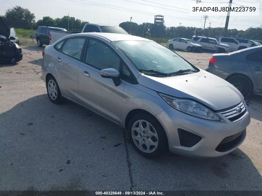 2013 Ford Fiesta Se VIN: 3FADP4BJ8DM223759 Lot: 40328649