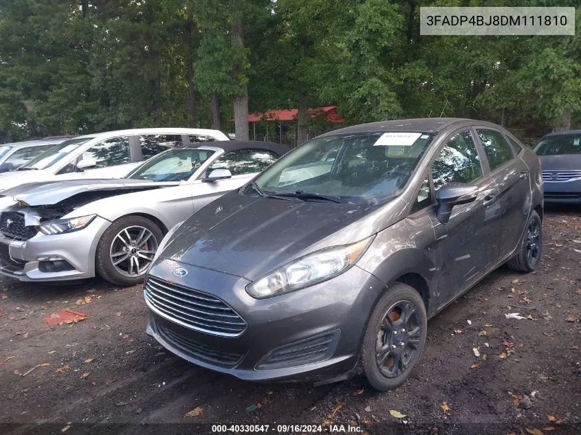 2013 Ford Fiesta Se VIN: 3FADP4BJ8DM111810 Lot: 40330547