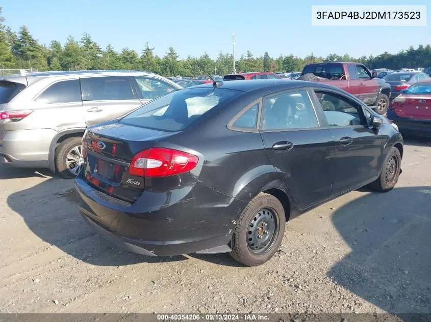 2013 Ford Fiesta Se VIN: 3FADP4BJ2DM173523 Lot: 40354206