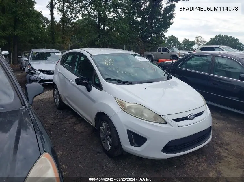 2013 Ford Fiesta Se VIN: 3FADP4EJ5DM114073 Lot: 40442942