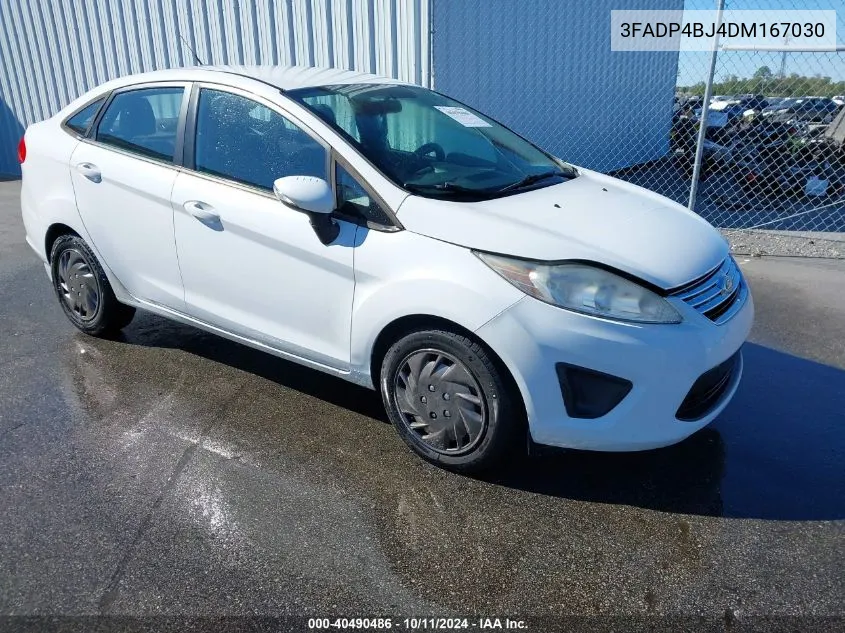 2013 Ford Fiesta Se VIN: 3FADP4BJ4DM167030 Lot: 40490486