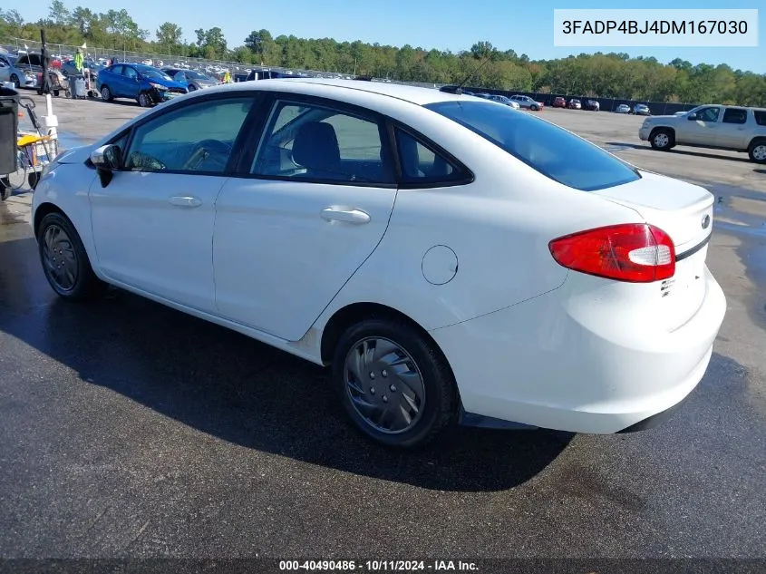 2013 Ford Fiesta Se VIN: 3FADP4BJ4DM167030 Lot: 40490486