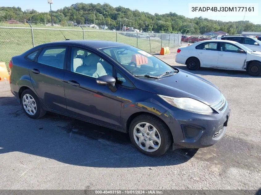 2013 Ford Fiesta Se VIN: 3FADP4BJ3DM177161 Lot: 40493168