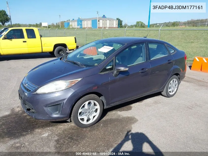 2013 Ford Fiesta Se VIN: 3FADP4BJ3DM177161 Lot: 40493168