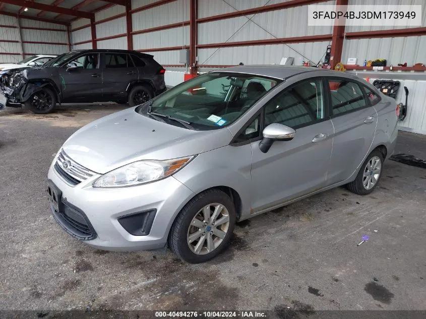 2013 Ford Fiesta Se VIN: 3FADP4BJ3DM173949 Lot: 40494276