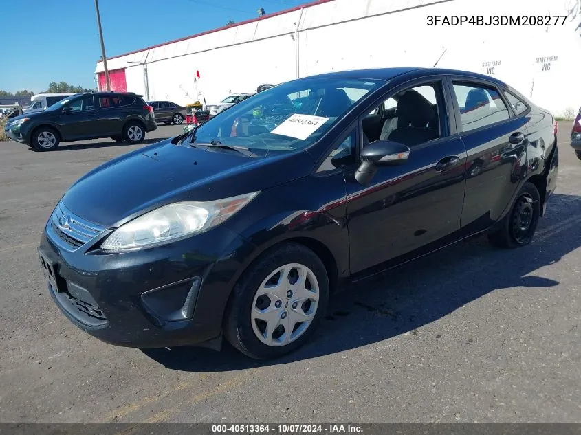 2013 Ford Fiesta Se VIN: 3FADP4BJ3DM208277 Lot: 40513364