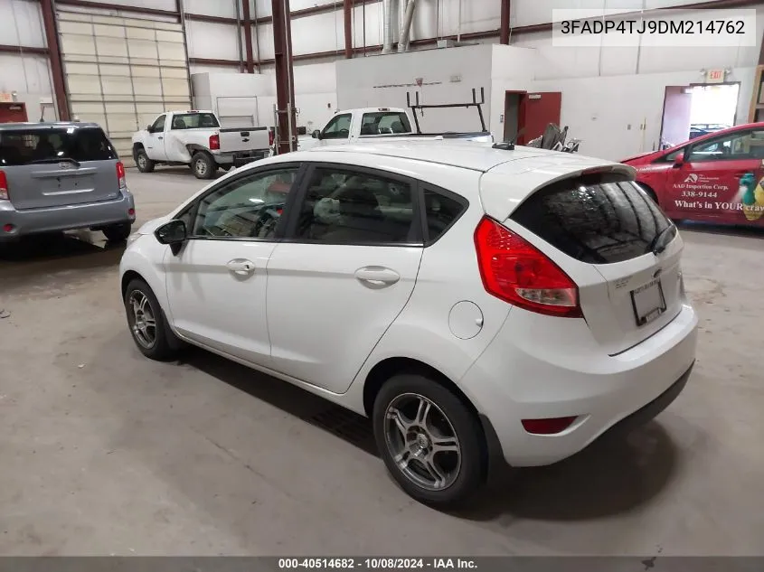 2013 Ford Fiesta S VIN: 3FADP4TJ9DM214762 Lot: 40514682