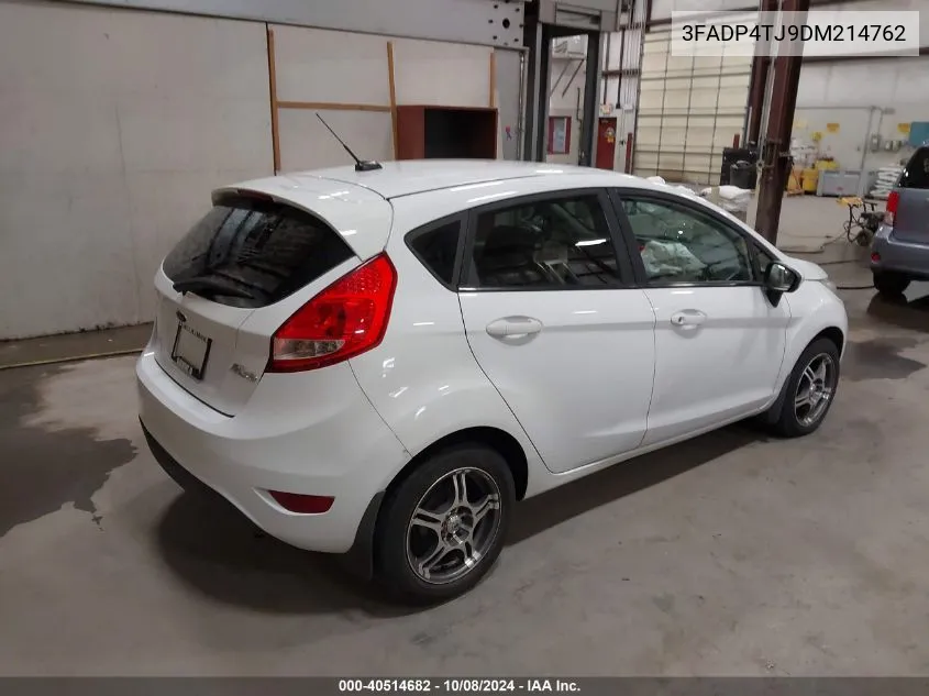 2013 Ford Fiesta S VIN: 3FADP4TJ9DM214762 Lot: 40514682