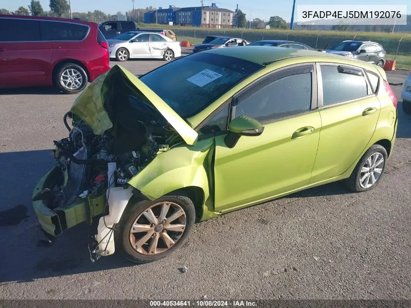 2013 Ford Fiesta Se VIN: 3FADP4EJ5DM192076 Lot: 40534641