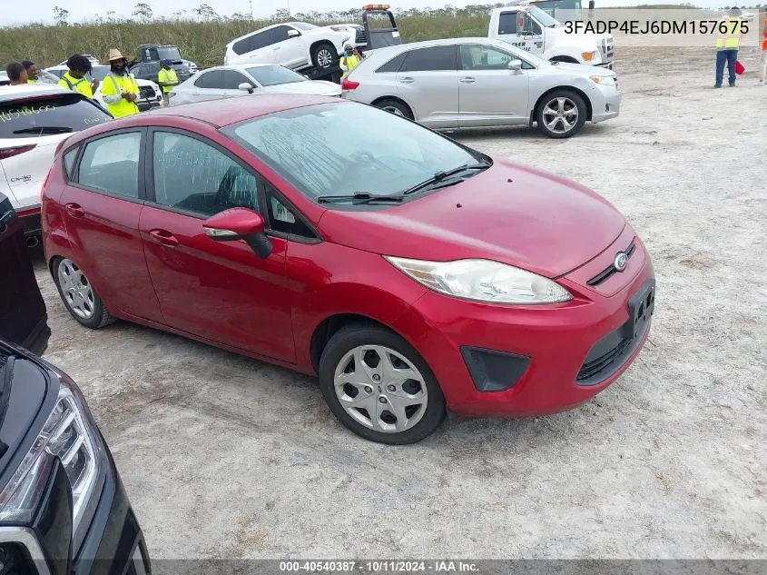 2013 Ford Fiesta Se VIN: 3FADP4EJ6DM157675 Lot: 40540387