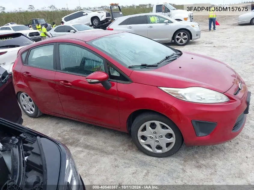 2013 Ford Fiesta Se VIN: 3FADP4EJ6DM157675 Lot: 40540387