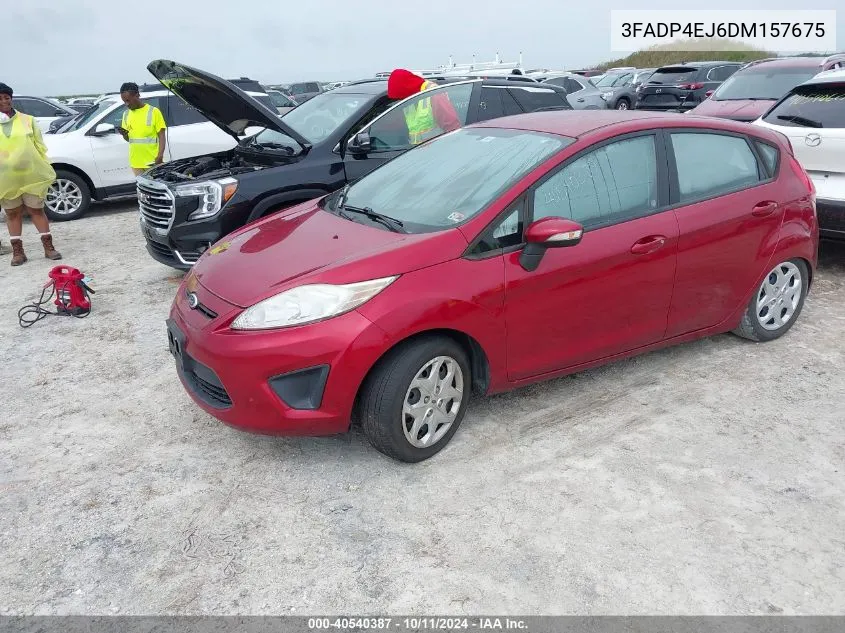 2013 Ford Fiesta Se VIN: 3FADP4EJ6DM157675 Lot: 40540387