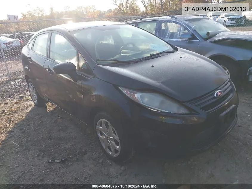 2013 Ford Fiesta S VIN: 3FADP4AJ3DM132013 Lot: 40604676