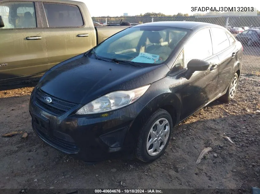 2013 Ford Fiesta S VIN: 3FADP4AJ3DM132013 Lot: 40604676