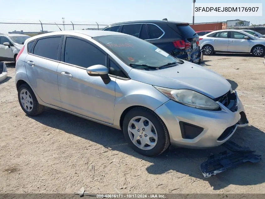 2013 Ford Fiesta Se VIN: 3FADP4EJ8DM176907 Lot: 40616171