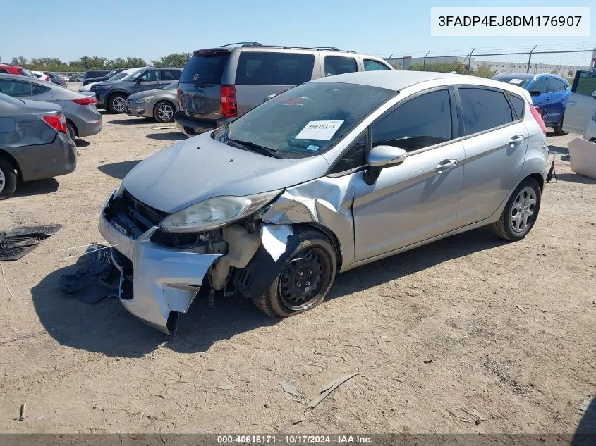 2013 Ford Fiesta Se VIN: 3FADP4EJ8DM176907 Lot: 40616171