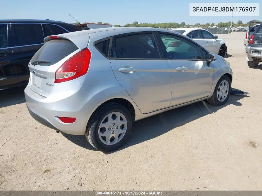 2013 Ford Fiesta Se VIN: 3FADP4EJ8DM176907 Lot: 40616171