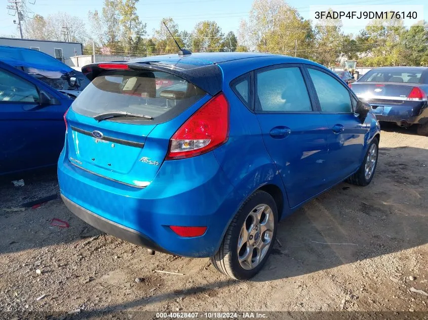 2013 Ford Fiesta Titanium VIN: 3FADP4FJ9DM176140 Lot: 40628407