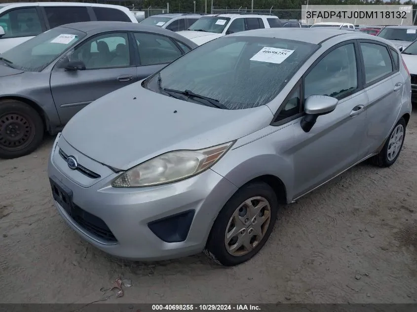 2013 Ford Fiesta S VIN: 3FADP4TJ0DM118132 Lot: 40698255