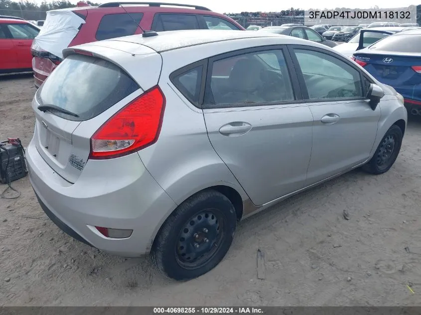 2013 Ford Fiesta S VIN: 3FADP4TJ0DM118132 Lot: 40698255