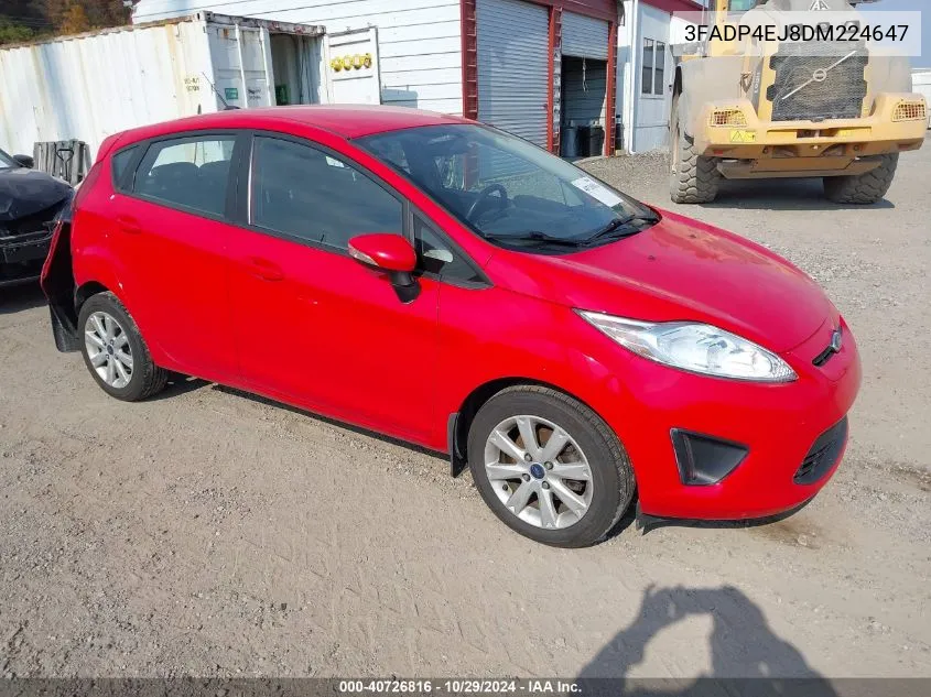 2013 Ford Fiesta Se VIN: 3FADP4EJ8DM224647 Lot: 40726816