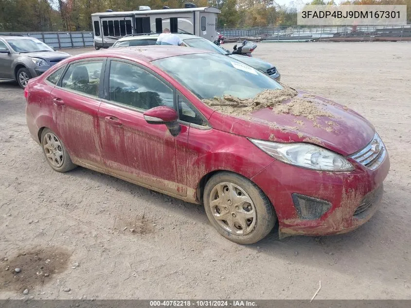 2013 Ford Fiesta Se VIN: 3FADP4BJ9DM167301 Lot: 40752218