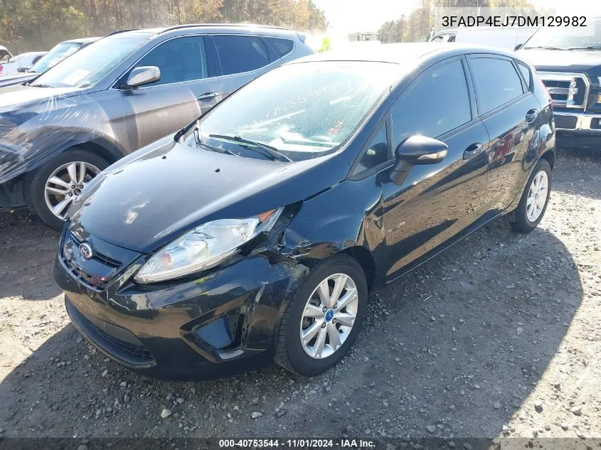 2013 Ford Fiesta Se VIN: 3FADP4EJ7DM129982 Lot: 40753544