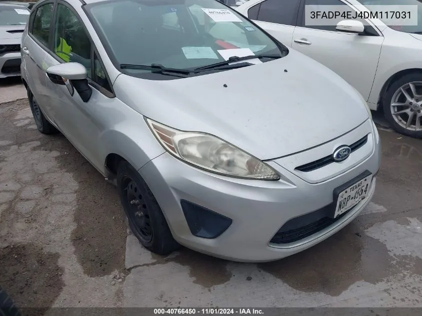 2013 Ford Fiesta Se VIN: 3FADP4EJ4DM117031 Lot: 40766450