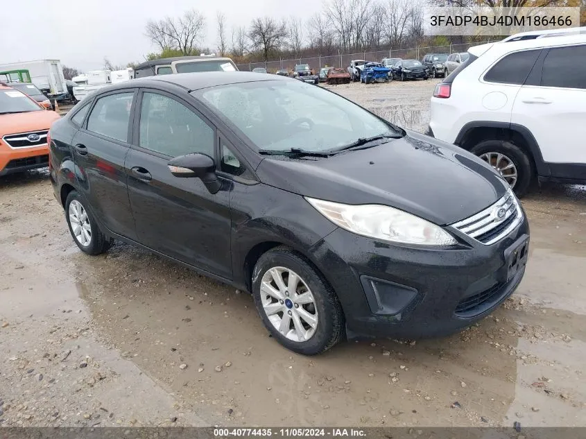 2013 Ford Fiesta Se VIN: 3FADP4BJ4DM186466 Lot: 40774435