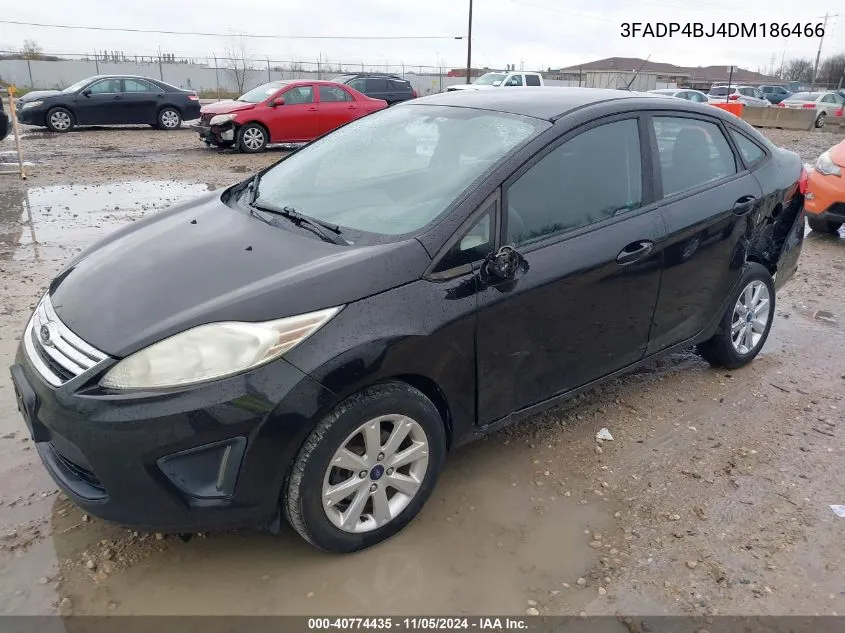 2013 Ford Fiesta Se VIN: 3FADP4BJ4DM186466 Lot: 40774435