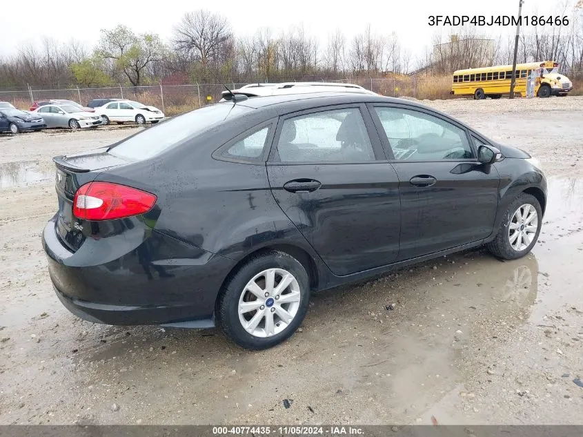 2013 Ford Fiesta Se VIN: 3FADP4BJ4DM186466 Lot: 40774435