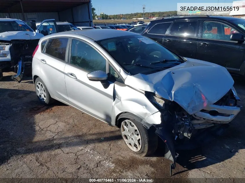 2013 Ford Fiesta Se VIN: 3FADP4EJ3DM165619 Lot: 40775463