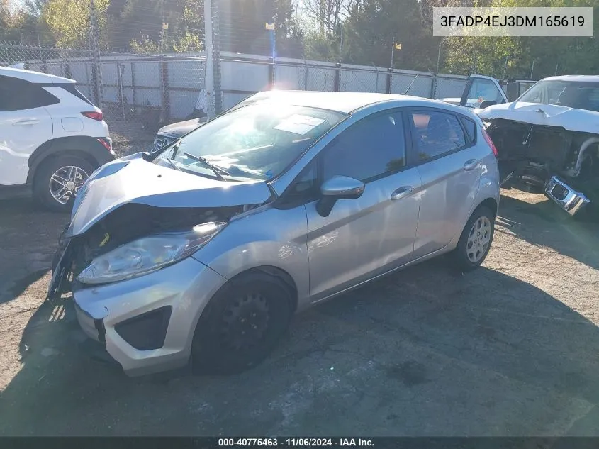 2013 Ford Fiesta Se VIN: 3FADP4EJ3DM165619 Lot: 40775463