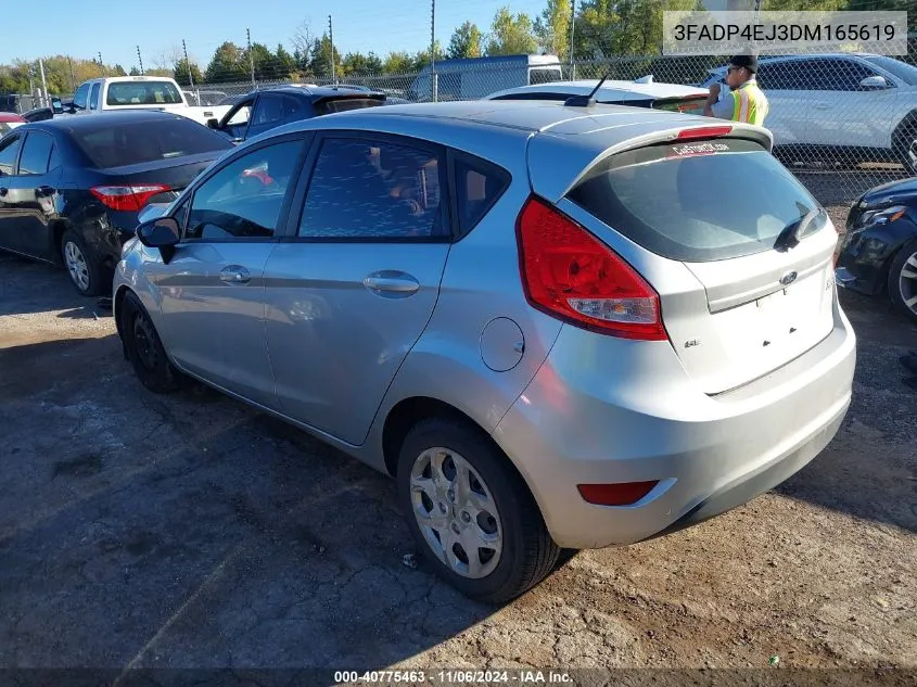 2013 Ford Fiesta Se VIN: 3FADP4EJ3DM165619 Lot: 40775463