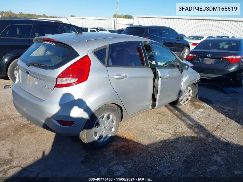 2013 Ford Fiesta Se VIN: 3FADP4EJ3DM165619 Lot: 40775463