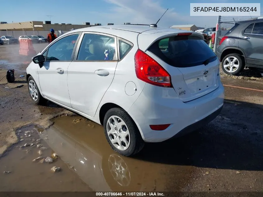 2013 Ford Fiesta Se VIN: 3FADP4EJ8DM165244 Lot: 40786646