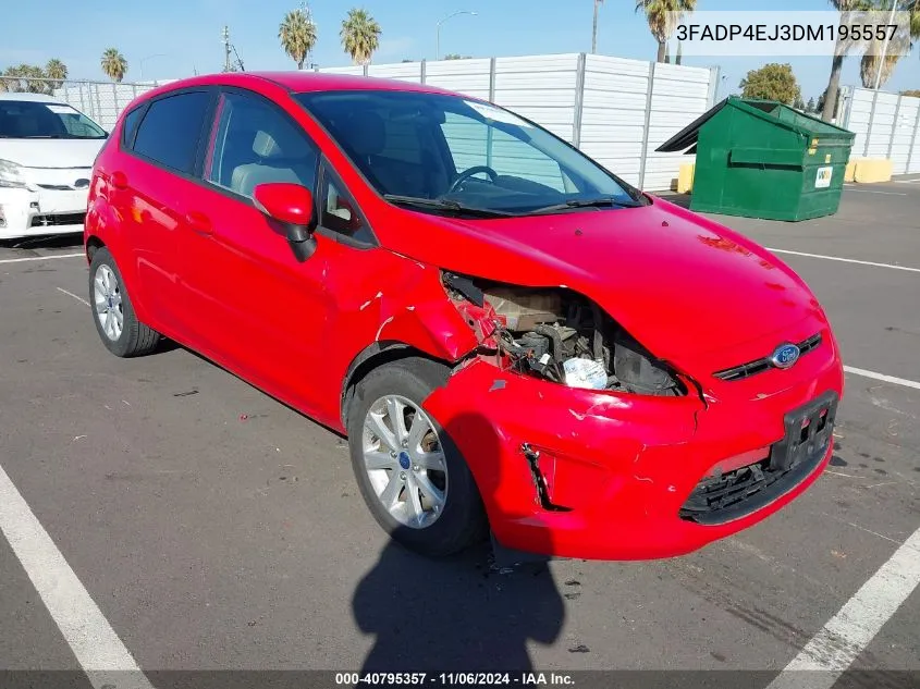 2013 Ford Fiesta Se VIN: 3FADP4EJ3DM195557 Lot: 40795357