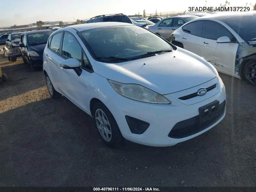 2013 Ford Fiesta Se VIN: 3FADP4EJ4DM137229 Lot: 40796111