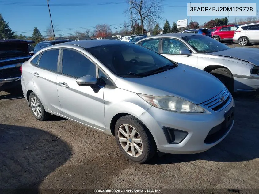 2013 Ford Fiesta Se VIN: 3FADP4BJ2DM129778 Lot: 40805020