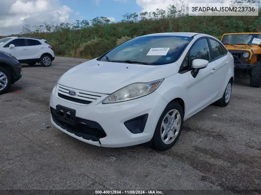 2013 Ford Fiesta S VIN: 3FADP4AJ5DM223736 Lot: 40812934