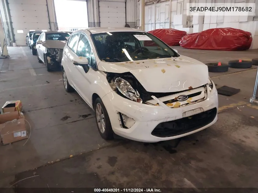 2013 Ford Fiesta Se VIN: 3FADP4EJ9DM178682 Lot: 40849201