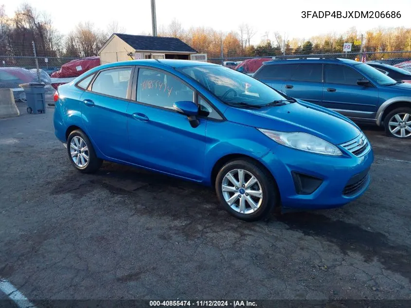 2013 Ford Fiesta Se VIN: 3FADP4BJXDM206686 Lot: 40855474