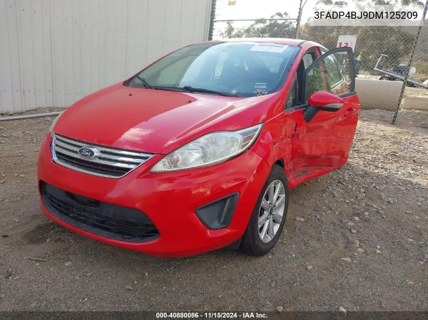 2013 Ford Fiesta Se VIN: 3FADP4BJ9DM125209 Lot: 40880086